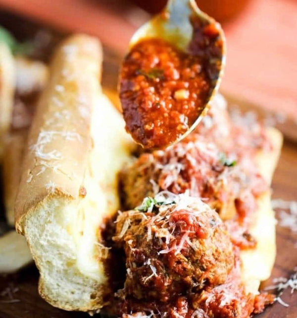 Social Graze Meatball Sandwich